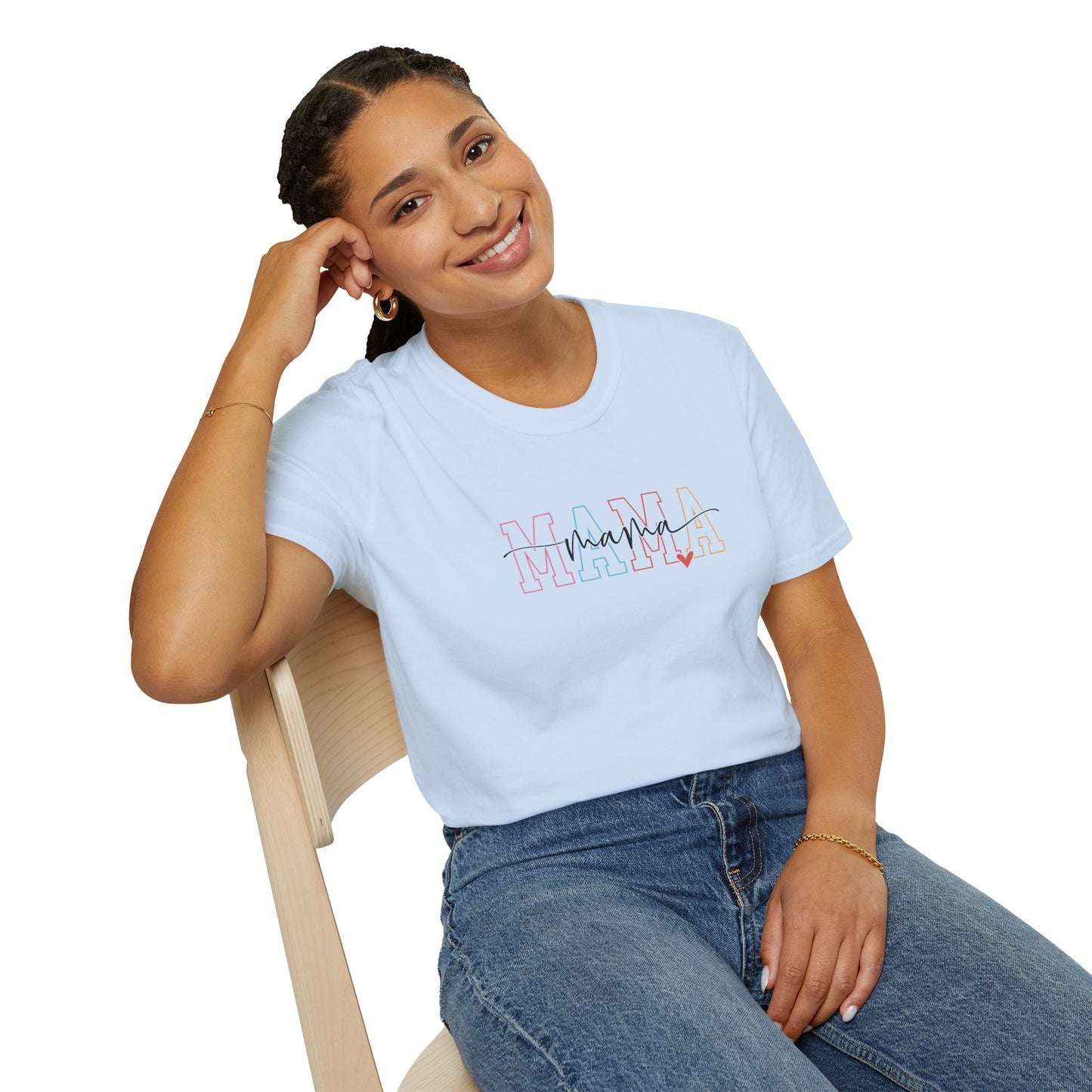 Mama Softstyle T-Shirt for Moms | Cute & Comfortable Gift for Mother's Day